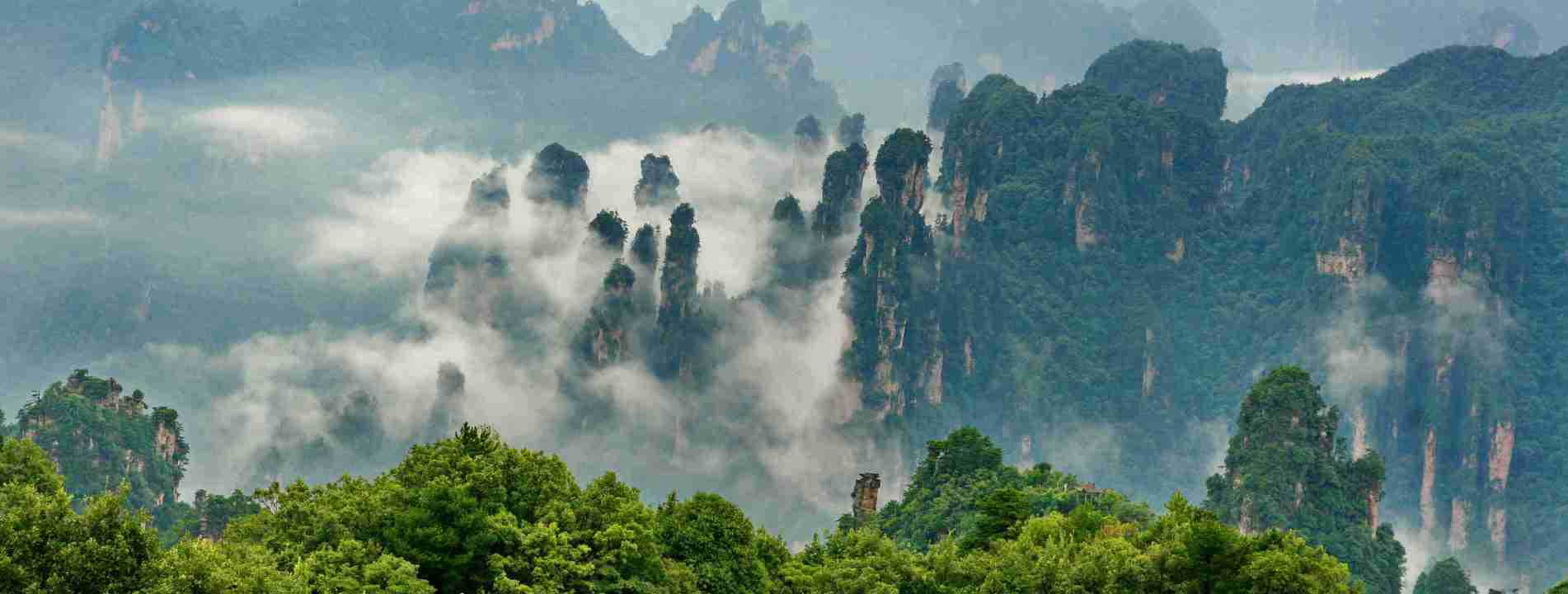 Travel to Zhangjiajie to See Avatar Mountains